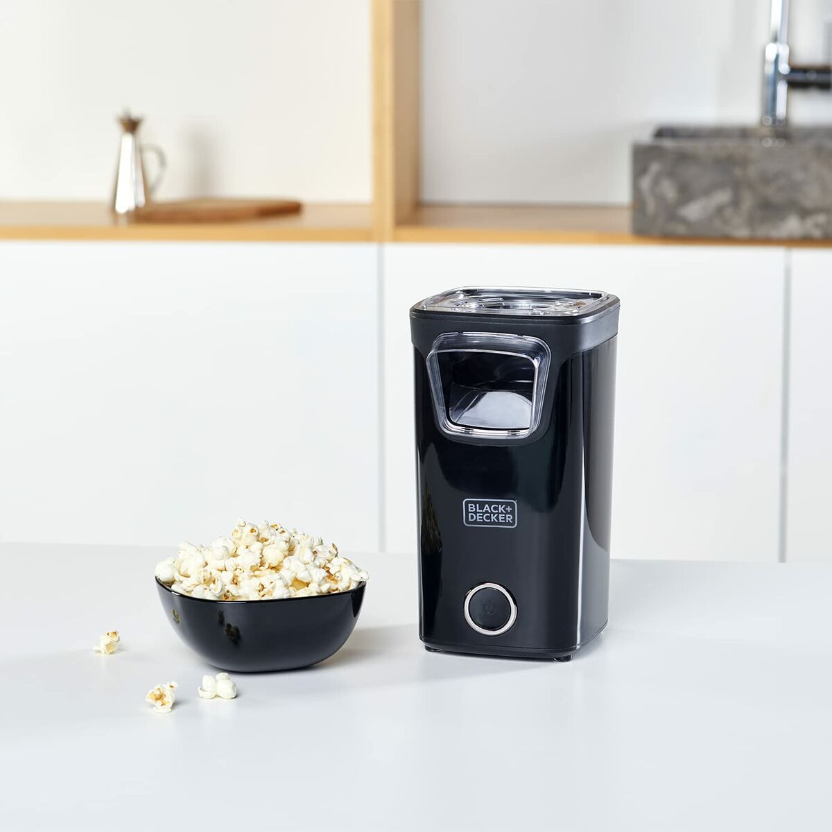 Stroj na popcorn Black & Decker ES9680100B Černý 1100 W